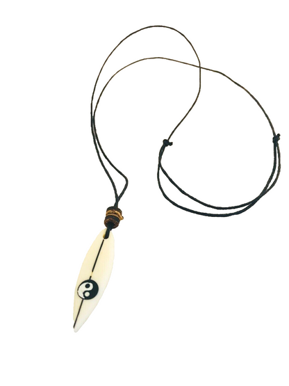 Yin & Yang Surfboard Charm Choker